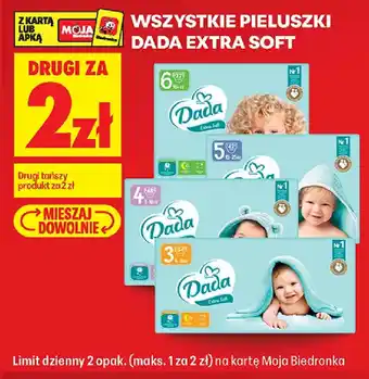 Biedronka Pieluszki Dada Extra Soft oferta