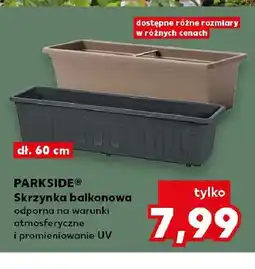 Kaufland Skrzynka balkonowa PARKSIDE 60cm odporna na warunki atmosferyczne i promieniowanie UV oferta