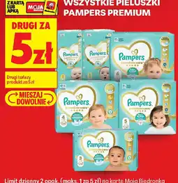 Biedronka Pieluszki Pampers Premium oferta