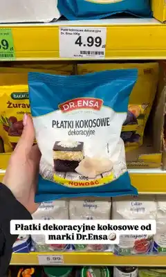 Dino Płatki kokosowe dekoracyjne Dr. Ensa oferta