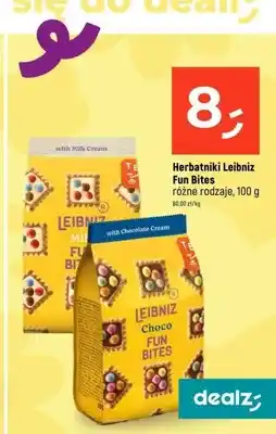Dealz Herbatniki Leibniz Milk Fun Bites with Milk Cream oferta
