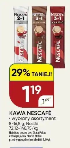 Chata Polska Kawa Nescafe oferta
