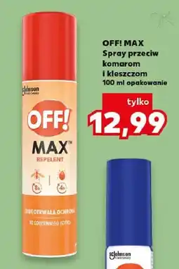 Kaufland Spray przeciw komarom i kleszczom OFF! MAX oferta