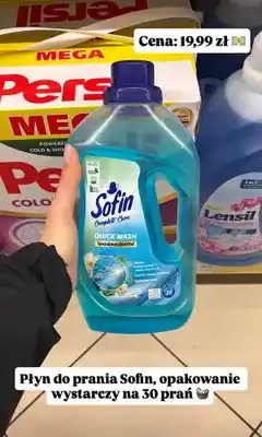 Dino Płyn do prania Sofin Complete Care Quick Wash 30 prań oferta