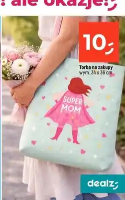 Dealz Torba na zakupy 34x36cm oferta