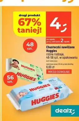 Dealz Chusteczki nawilżane Huggies natural care oferta