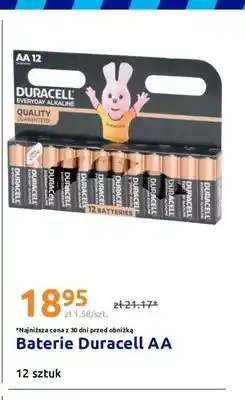 Action Baterie Duracell AA 12-pak oferta