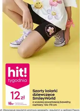 Pepco Szorty kolarki dziewczęce z bawełną oferta
