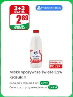 Dino Mleko spożywcze świeże 3,2% Krasula oferta