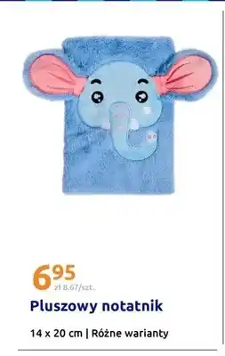 Action Pluszowy notatnik 14x20cm oferta
