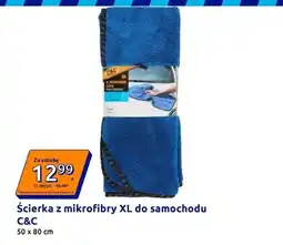 Action Ścierka z mikrofibry XL do samochodu C&C 50x80cm oferta