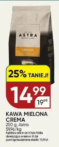 Chata Polska Kawa mielona Astra Crema oferta