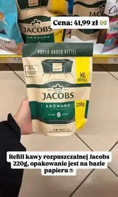 Dino Kawa rozpuszczalna Jacobs Krönung Signature XL Refill oferta