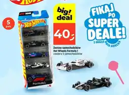 Dealz Zestaw samochodzików Hot Wheels Formuła 1 5-pak oferta