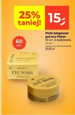 Płatki kolagenowe pod oczy Pilaten