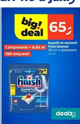 Dealz Kapsułki do zmywarki Finish Quantum oferta