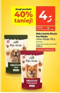 Dealz Mokra karma dla psa Pan Mięsko kawałki w sosie z kaczką i tuńczykiem oferta
