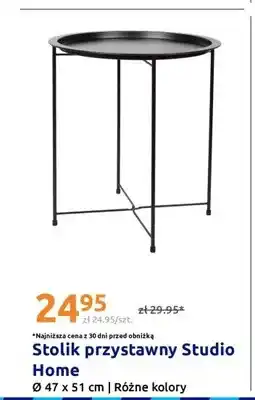 Action Stolik przystawny Studio Home Ø 47x51cm oferta