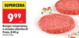 Biedronka Burger wieprzowy o smaku chorizo oferta