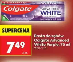 Biedronka Pasta do zębów Colgate Advanced White Purple oferta