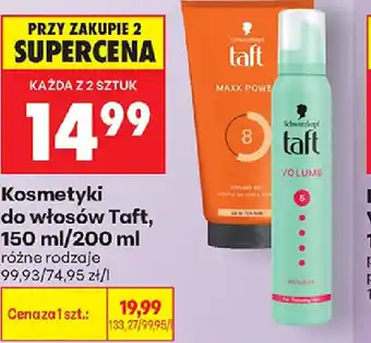 Biedronka Kosmetyki do włosów Taft oferta