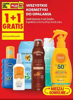 Biedronka Kosmetyki do opalania oferta