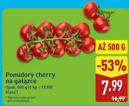 ALDI Pomidory cherry na gałązce oferta