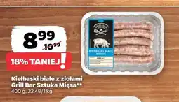 Netto Kiełbaski białe z ziołami Grill Bar Sztuka Mięsa oferta