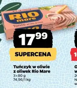 Netto Tuńczyk w oliwie z oliwek Rio Mare oferta