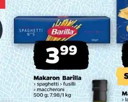 Netto Makaron Barilla oferta