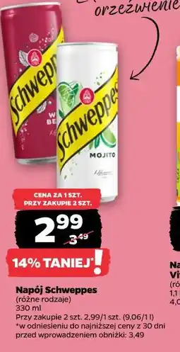 Netto Napój Schweppes oferta