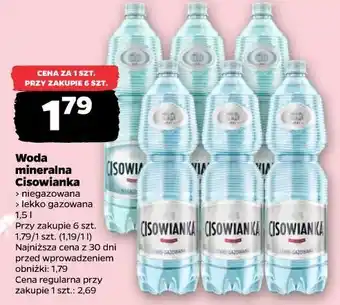 Woda mineralna Cisowianka