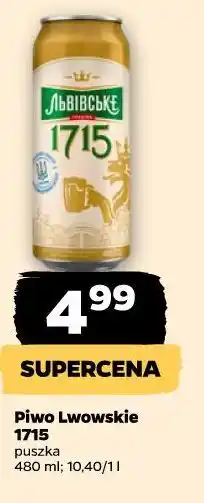 Netto Piwo Lwowskie 1715 oferta