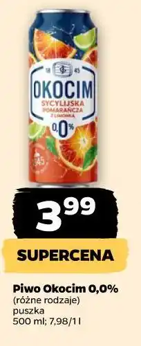 Netto Piwo Okocim 0,0% oferta
