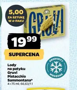 Netto Lody na patyku Gruvi Pistacchio Sammontana oferta
