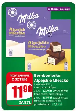 Dino Bombonierka Alpejskie Mleczko Milka oferta