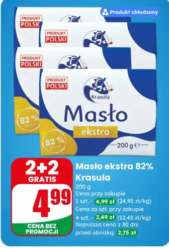 Dino Masło ekstra 82% Krasula oferta