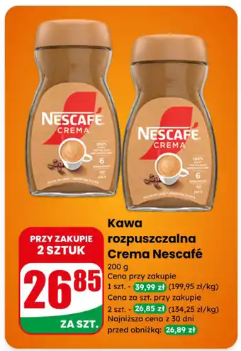 Dino Kawa rozpuszczalna Crema Nescafe oferta