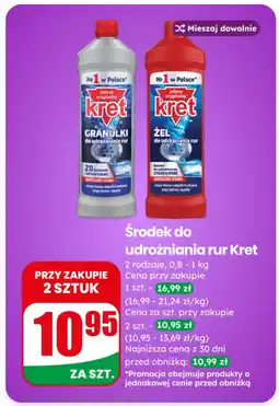 Dino Środek do udrożniania rur Kret oferta