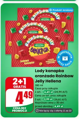 Dino Lody kanapka oranżada Rainbow Jelly Hellena oferta