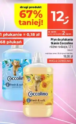 Dealz Płyn do płukania tkanin Coccolino oferta
