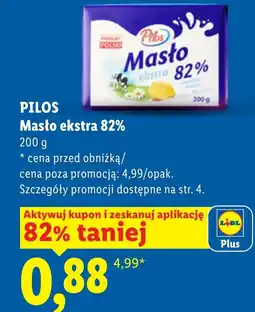 Lidl Masło Pilos oferta