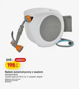 Castorama Bęben automatyczny z wężem 20m 1/2 pistolet i złączki oferta