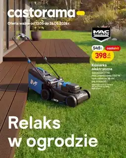 Castorama Kosiarka elektryczna MAC ALLISTER moc znamionowa 1700W szer. robocza 38cm poj. kosza oferta