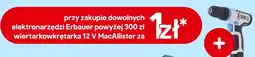 Castorama Wiertarkowkrętarka MacAllister 12V oferta