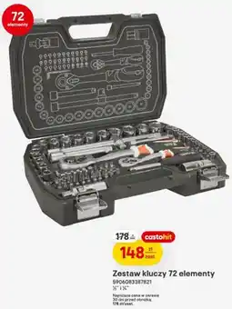 Castorama Zestaw kluczy YATO 72 elementy 1/2 i 1/4 oferta