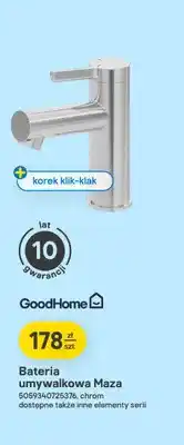 Castorama Bateria umywalkowa GoodHome Maza chrom oferta