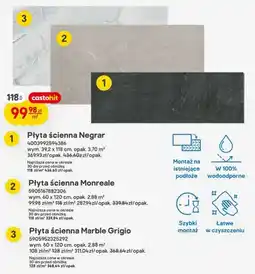 Castorama Płyta ścienna Negrar 39,2x118cm oferta