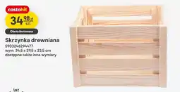 Castorama Skrzynka drewniana wym. 34,5x29,5x23,5cm oferta