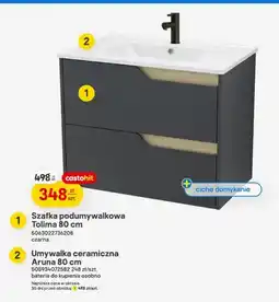 Castorama Szafka podumywalkowa Tolima 80cm czarna oferta